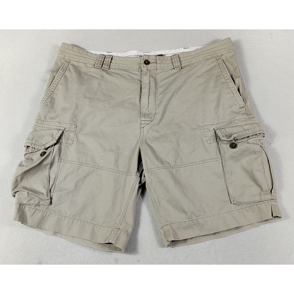 Polo Ralph Lauren Cargo Shorts Mens 42 Beige Gellar Classic Fit Twill Big & Tall